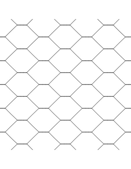 Palo della recinzione Grigio 100 x 0,8 m (maglia da 50 mm)