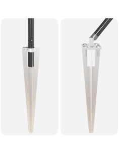 Palo della recinzione 52 pcs Grigio 3,2 x 3,2 x 145 cm 2