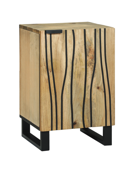 Set di mobili per il bagno con cassetto con lo scaffale 4 pcs Marrone Large