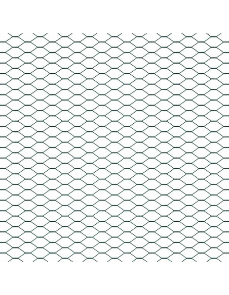 Recinzione Esagonale  Verde 0.6x25 m Acciaio
