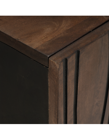 Set di mobili per il bagno 3 pcs Marrone Legno multistrato