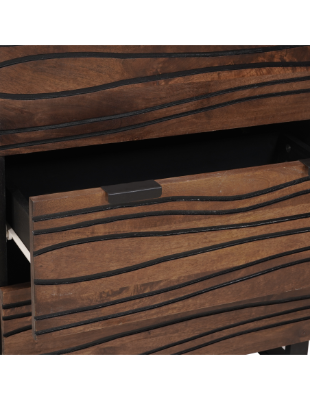 Set di mobili per il bagno 3 pcs Marrone Legno multistrato