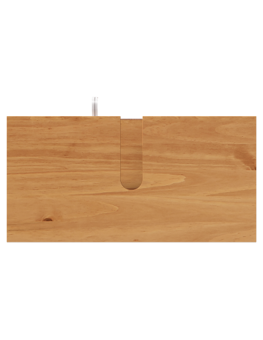 Set di mobili per il bagno con porta VIGO 4 pcs Marrone miele