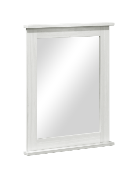 Set di mobili per il bagno 4 pcs Bianco Antico Pino massello