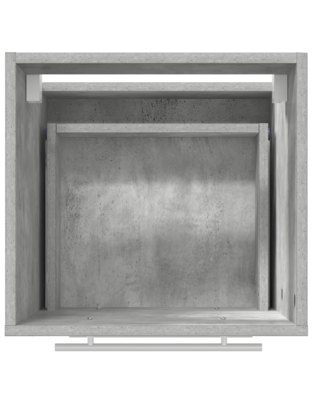 Mobile da Bagno con cassetto Grigio Cemento 41 x 38.5 x 48 cm