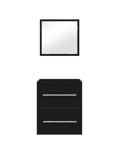 Mobile da Bagno Rovere Nero 41 x 38.5 x 48 cm Legno multistrato