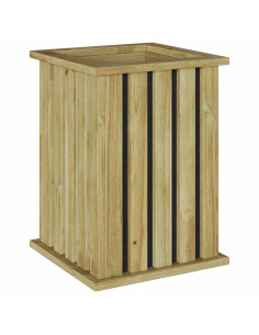 Cassoni fioriti Marrone 33 x 33 x 45 cm