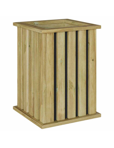 Cassoni fioriti Marrone 33 x 33 x 45 cm