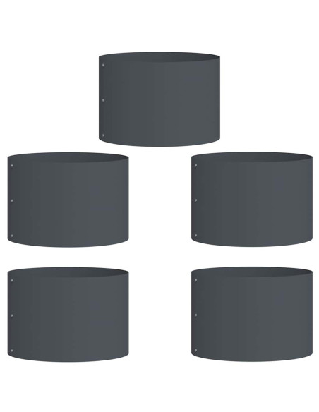 Anello per vaso 5 pcs Antracite 30 x 30 x 20 cm