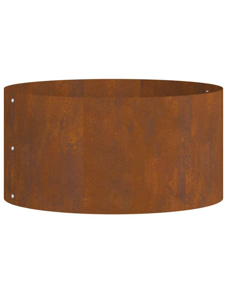 Vaso in Acciaio Corten Acciaio Corten Media Intarsi decorativi
