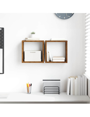 Scaffali da parete Legno vecchio Legno multistrato