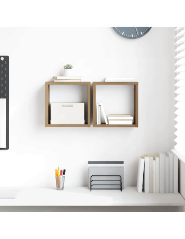 Scaffali da parete Rovere artigianale Legno multistrato