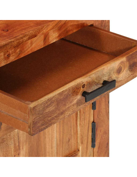 Credenza Legno naturale 100 x 30 x 50 cm Legno Massello