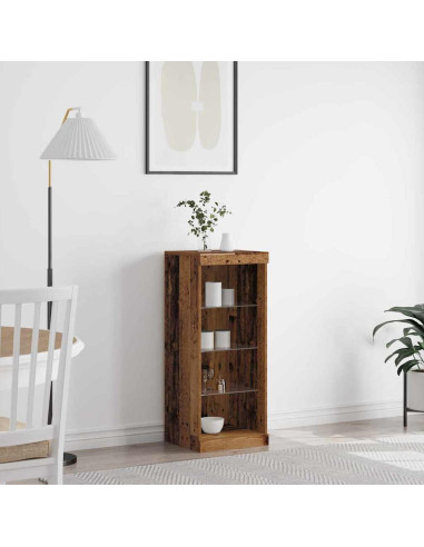 Madia LED Legno vecchio 41 x 37 x 100 cm Legno multistrato