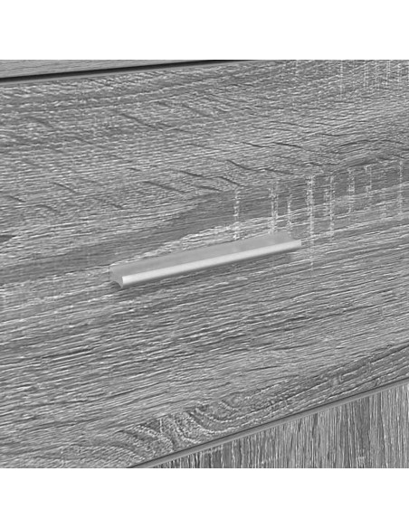 Mobile da Stoccaggio Grigio Sonoma Grigio Sonoma Legno ingegnerizzato
