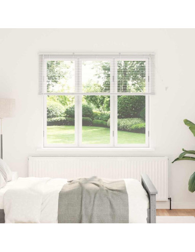 Tendaggi a veneziana Bianco 130 x 155 cm Alluminio