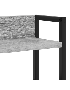 Testata contenitore Grigio sonoma 75 cm Legno multistrato 2