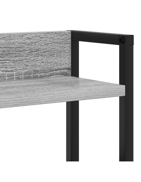 Testata contenitore Grigio sonoma 75 cm Legno multistrato