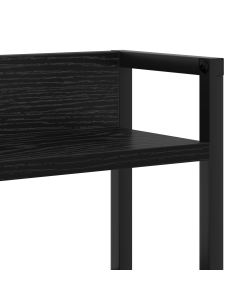 Testata contenitore Rovere nero 135 cm Legno multistrato 2