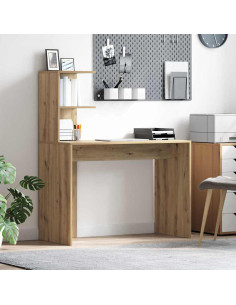 Scrivania con lo scaffale Rovere artigianale 102 x 50 x 124 cm 2