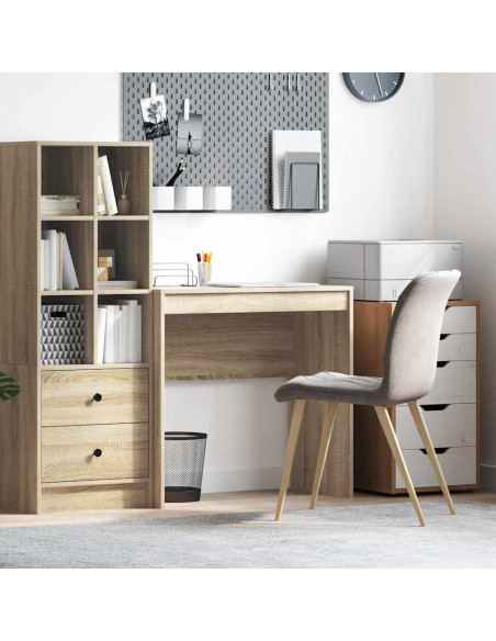 Scrivania Rovere Sonoma Truciolare 80 x 40 x 76 cm Durevole