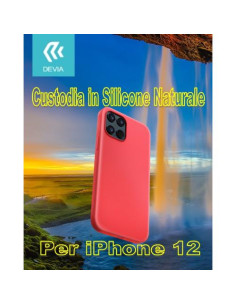 DEVIA COVER IN SILICONE WATERPROOF PER IPHONE 12 & 12 PRO ROSSA