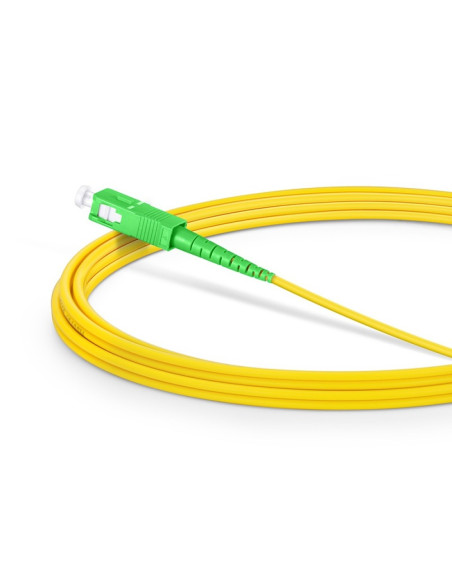Techly ILWL D9-MA-020TY cavo InfiniBand e in fibra ottica 2 m SC SC/APC Giallo