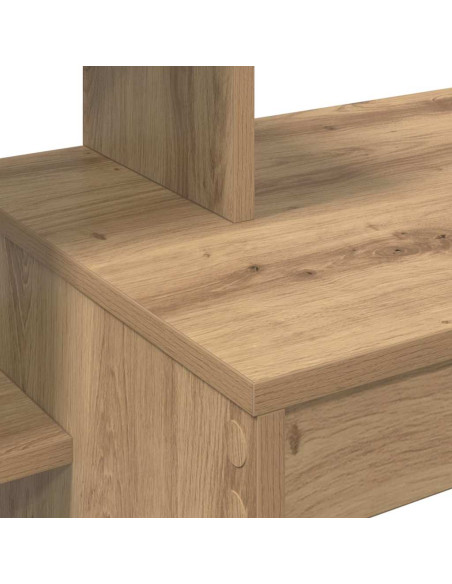 Scrivania per Computer Rovere di alta qualità Legno Ingegnerizzato