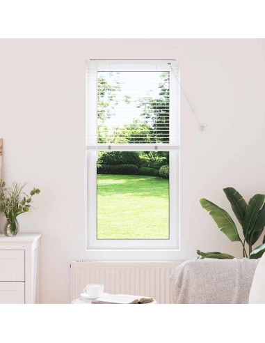 Tendaggi a veneziana Bianco 130 x 65 cm Alluminio
