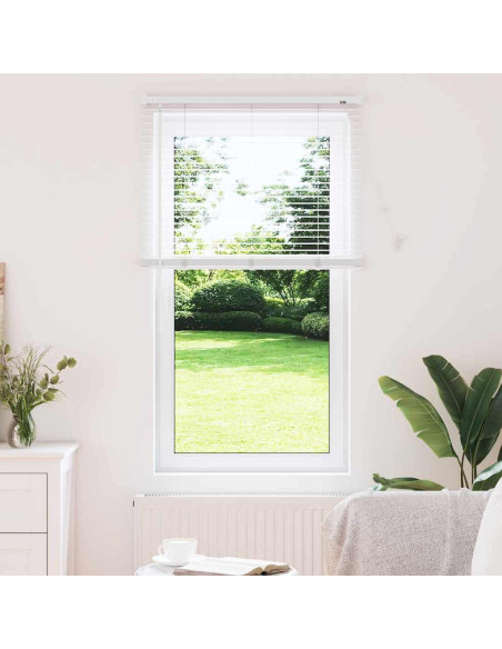 Tendaggi a veneziana Bianco 130 x 75 cm Alluminio