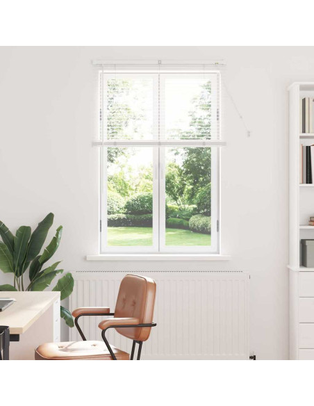 Tendaggi a veneziana Bianco 130 x 90 cm Alluminio