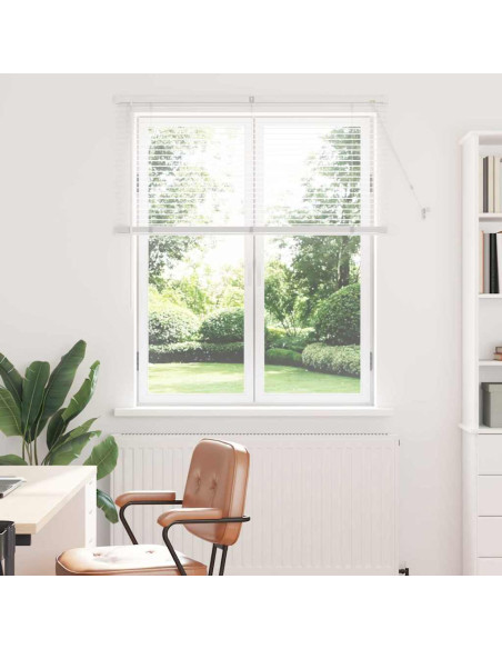 Tendaggi a veneziana Bianco 130 x 120 cm Alluminio