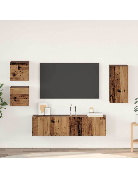 Set mobile TV 5 pcs Legno vecchio 30.5 x 30 x 60 cm