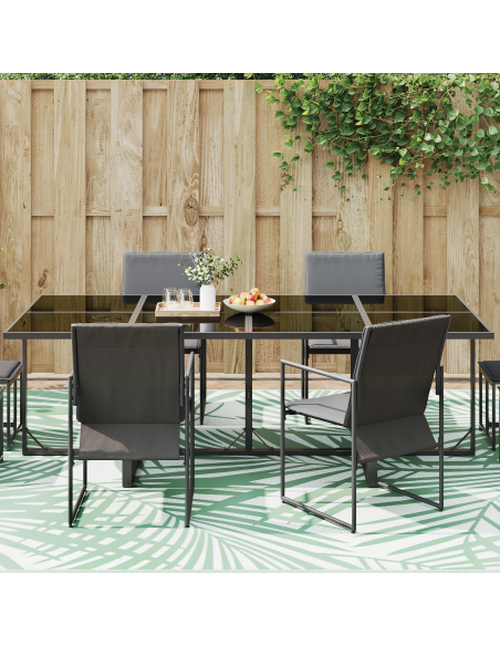 Coperta da Esterno ARAKIL di Verde Poliestere 300 x 400 cm Motivo