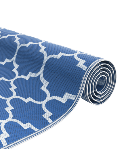 Coperta da esterno ARAKIL Blu Poliestere 300 x 400 cm Intarsi decorativi