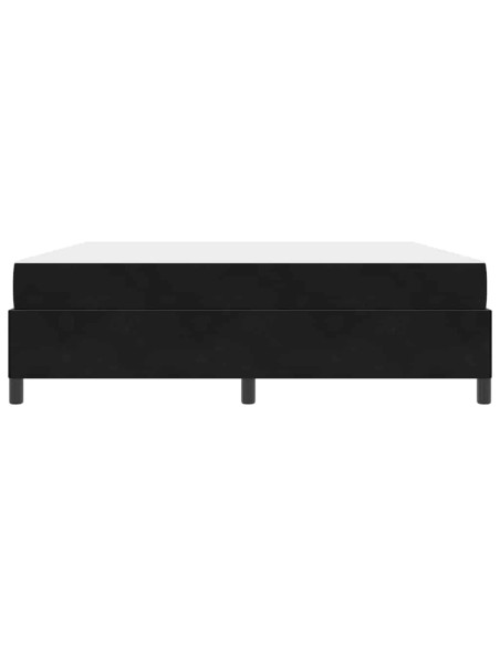 Struttura del letto Nero e Bianco e Nero 180 x 200 cm Velluto
