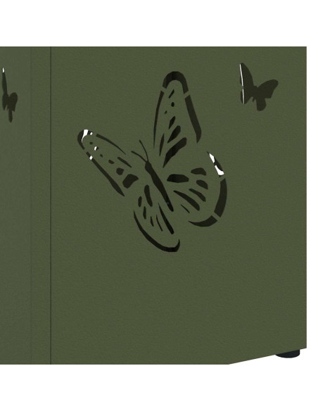 Portaombrelli Verde Oliva Metallo Medio Decorazioni
