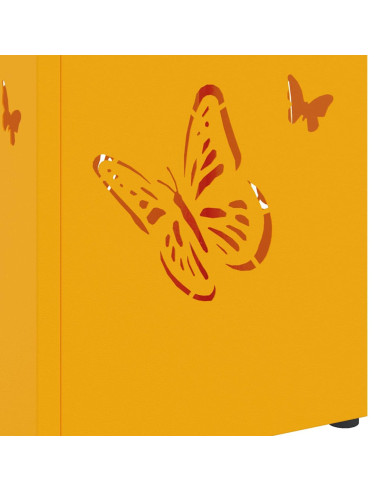 Supporto per Ombrellone Senape 15,5 x 15,5 x 49 cm Metallo