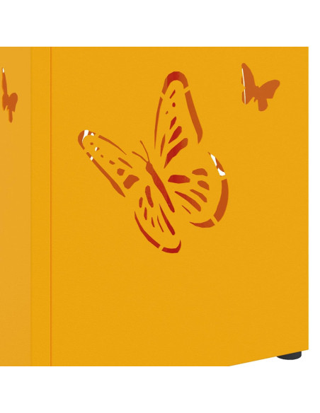 Supporto per Ombrellone Senape 15,5 x 15,5 x 49 cm Metallo