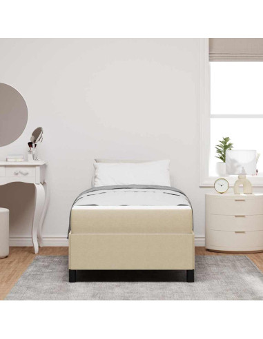 Struttura del letto Grigio Verde Chiaro 80 x 200 cm Tessuto