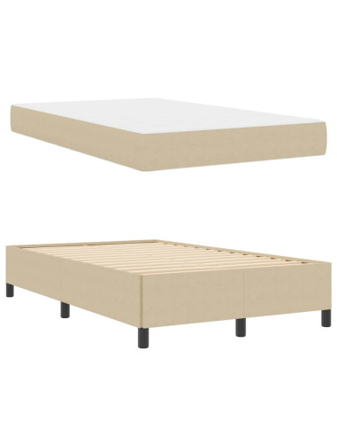 Struttura del letto Grigio Verde Chiaro 120 x 200 cm Tessuto