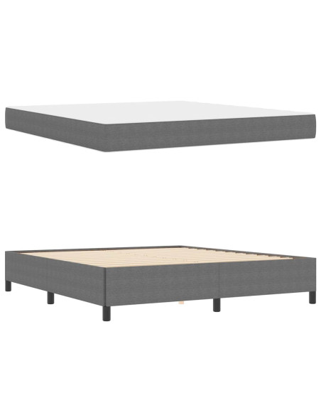 Struttura del letto Altro Grigio chiaro 180 x 200 cm