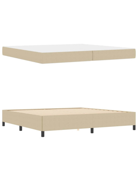 Struttura del letto Altro Verde grigio chiaro 100 x 200 cm