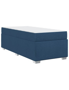 Struttura del letto con materasso Blu 80 x 200 cm Tessuto 2