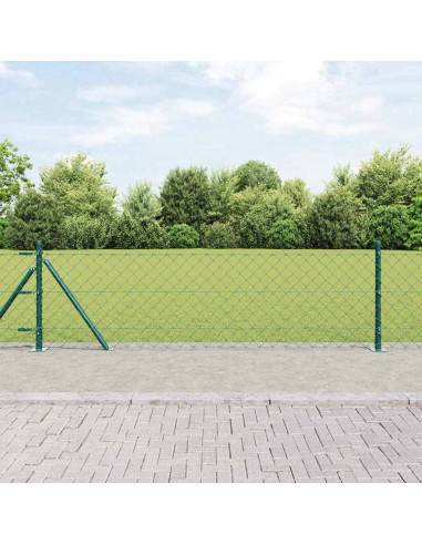 Palo della recinzione Verde 25 x 0,6 m (rete di 60 x 60 mm)