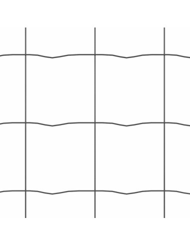 Recinzione con Posto Grigio 0,8 x 25 m Acciaio