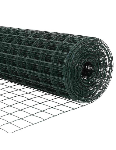 Recinzione con Posto Verde 0,6 x 50 m Acciaio e PVC