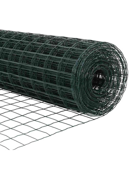 Recinzione con Posto Verde 0,6 x 50 m Acciaio e PVC