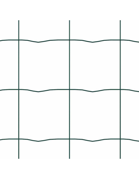 Recinzione con Posto Verde 0,6 x 50 m Acciaio e PVC