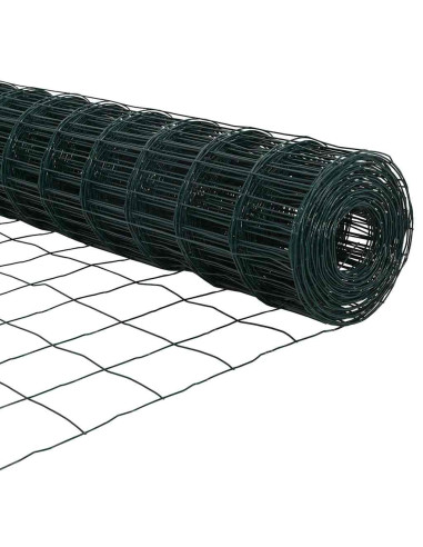 Recinzione con Posto Verde 0,6 x 50 m Acciaio e PVC